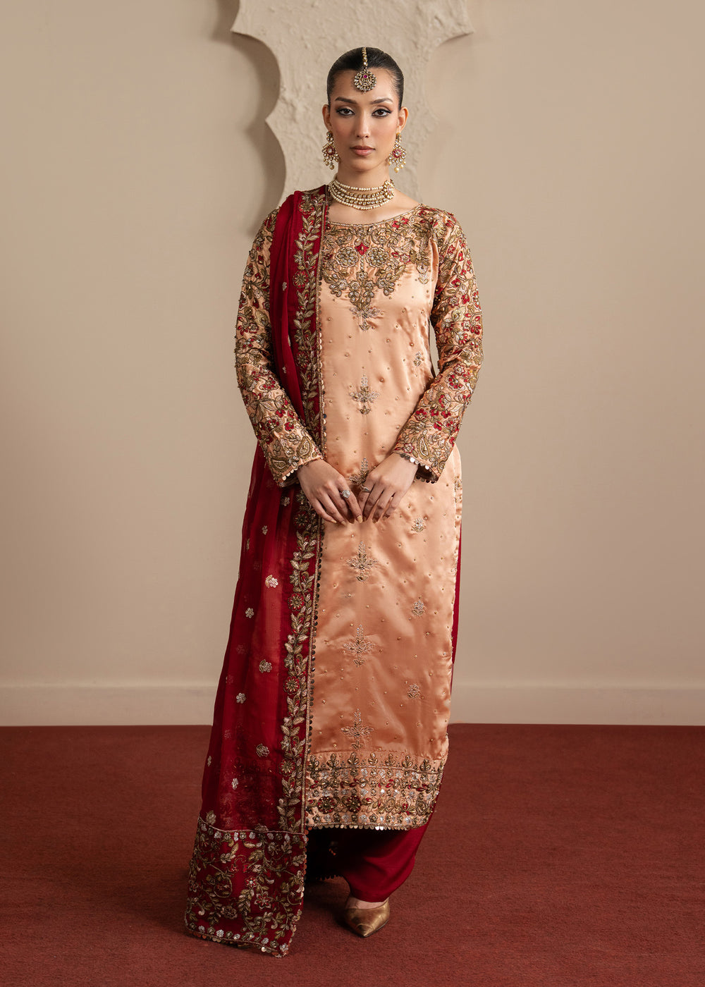Haseens | Sakhiyan Formals | Shaan - Formal Dress - available at Maria Faisal in UK and USA.