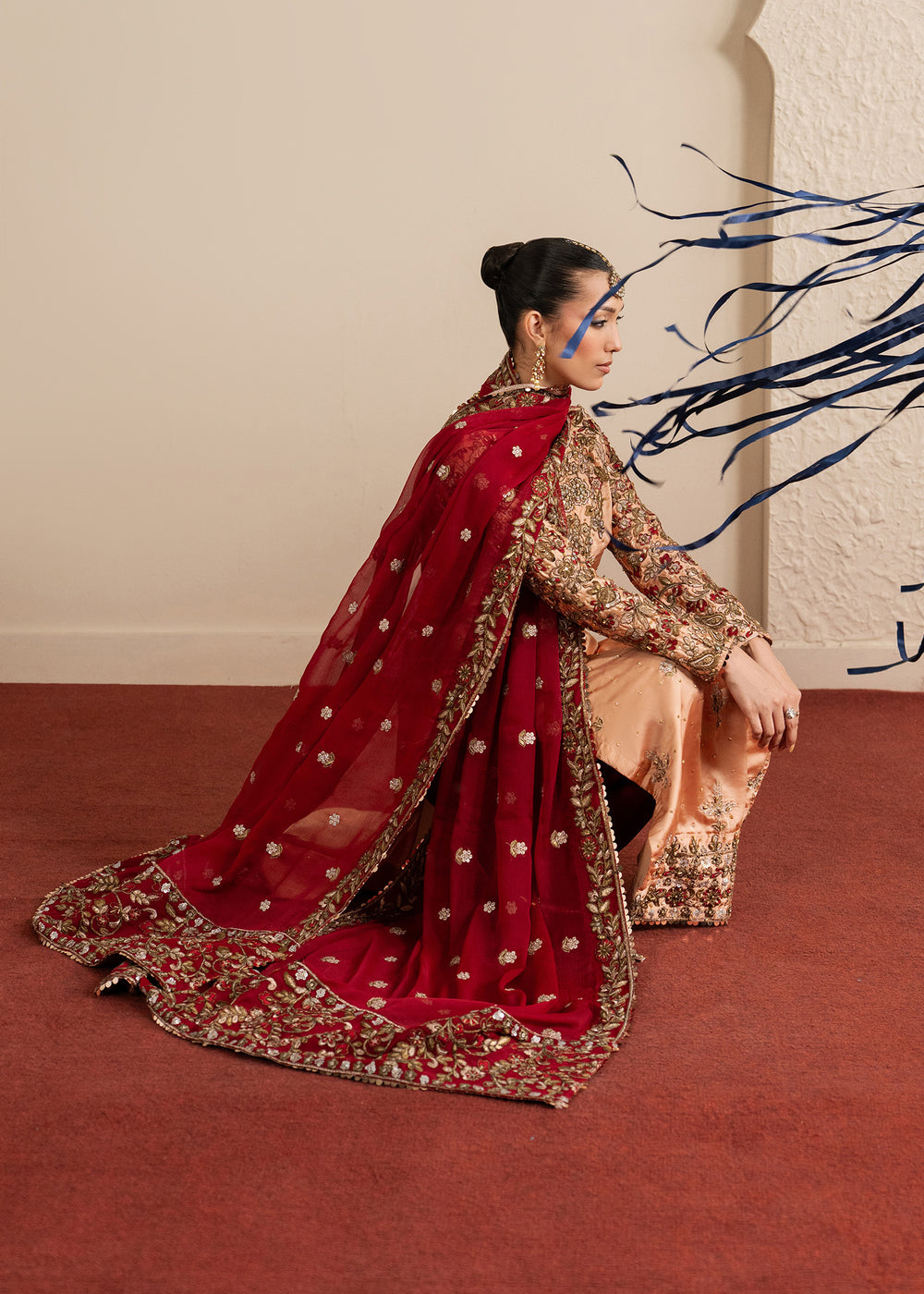 Haseens | Sakhiyan Formals | Shaan - Formal Dress - available at Maria Faisal in UK and USA.
