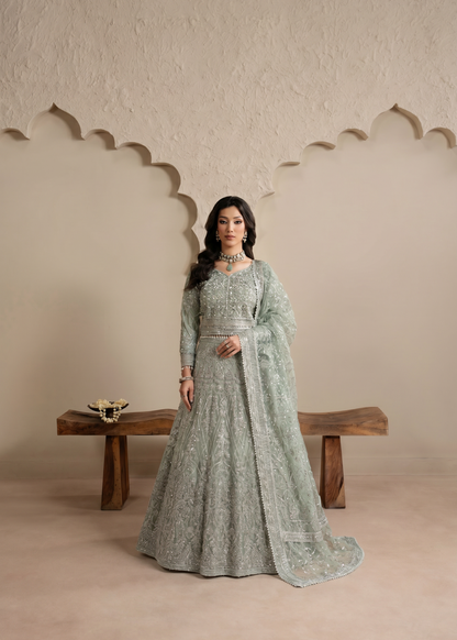 Haseens | Sakhiyan Formals | Nada - Formal Dress - available at Maria Faisal in UK and USA.