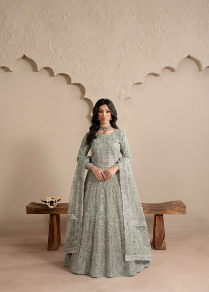 Haseens | Sakhiyan Formals | Nada - Formal Dress - available at Maria Faisal in UK and USA.