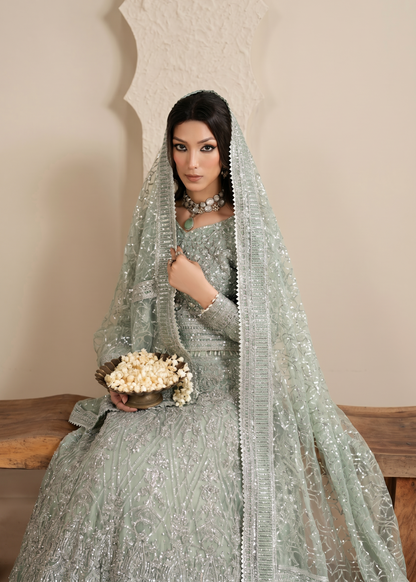 Haseens | Sakhiyan Formals | Nada - Formal Dress - available at Maria Faisal in UK and USA.