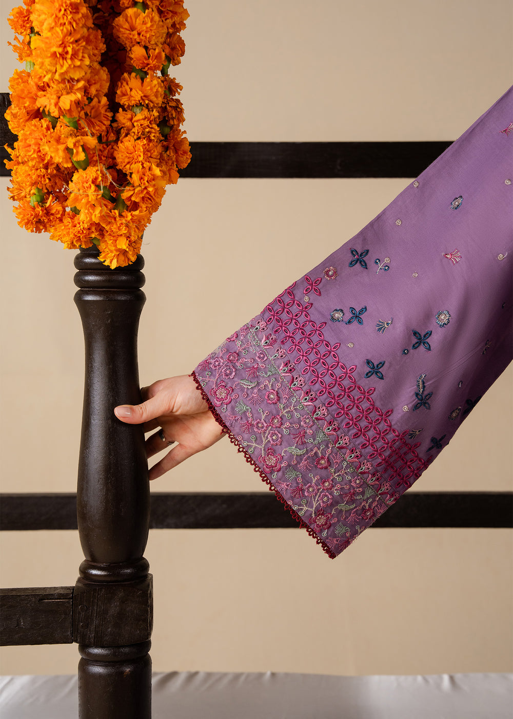 Haseens | Zahia Formal | Seham - Formal Dress - available at Maria Faisal in UK and USA.