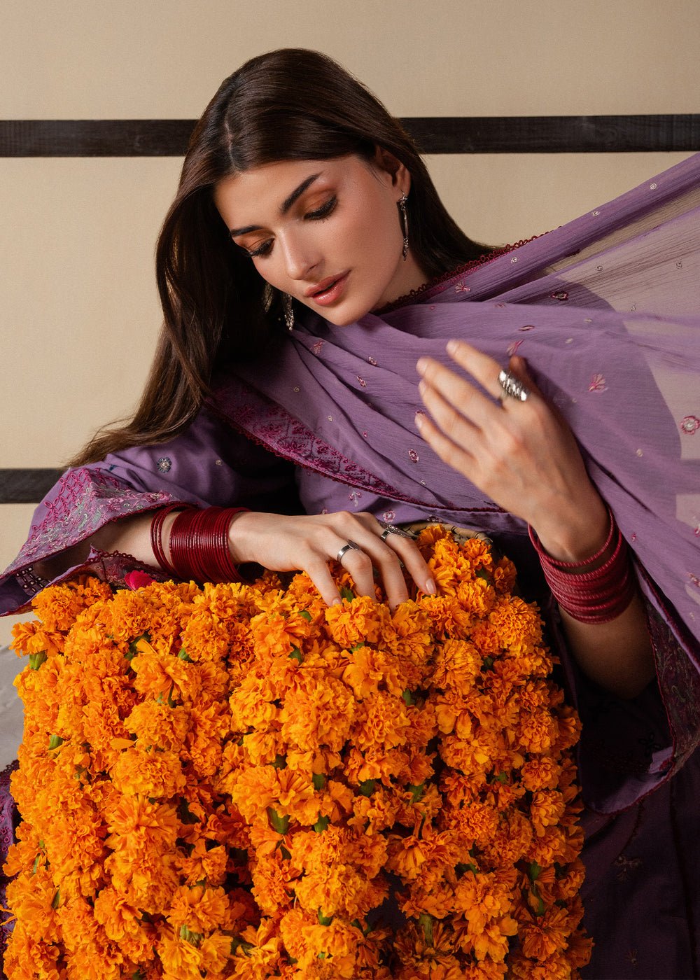 Haseens | Zahia Formal | Seham - Formal Dress - available at Maria Faisal in UK and USA.