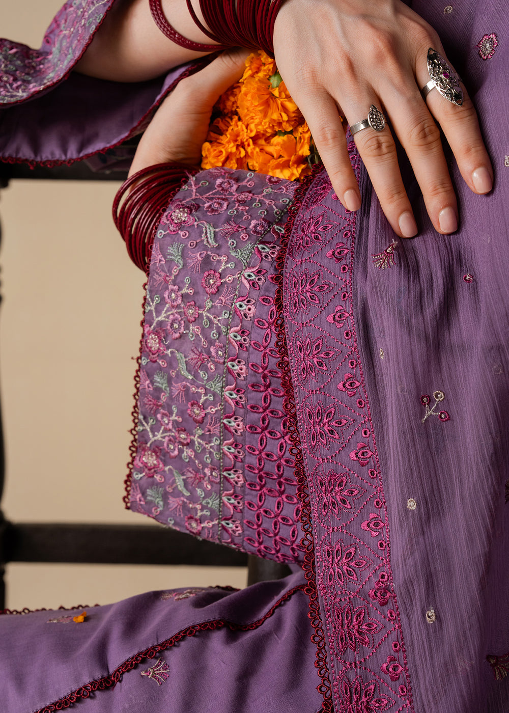 Haseens | Zahia Formal | Seham - Formal Dress - available at Maria Faisal in UK and USA.