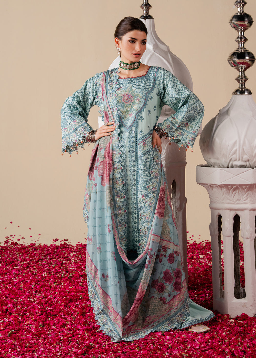 Haseens | Zahia Formal |Firdous - Formal Dress - available at Maria Faisal in UK and USA.
