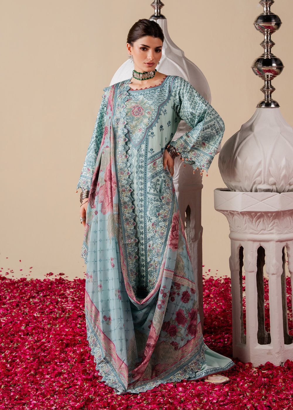 Haseens | Zahia Formal |Firdous - Formal Dress - available at Maria Faisal in UK and USA.