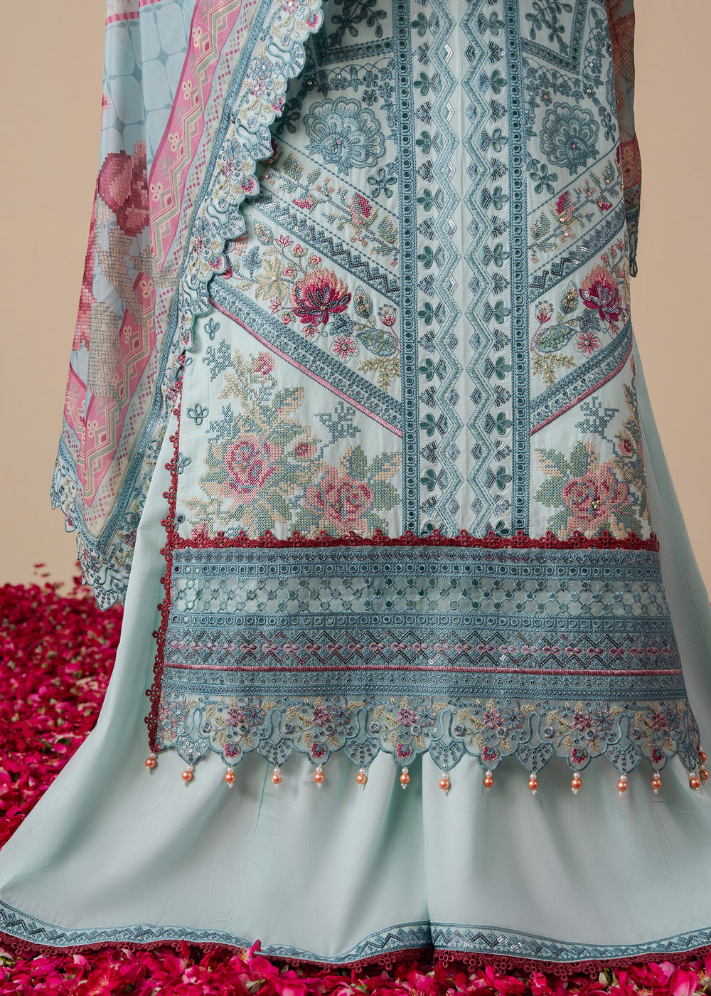 Haseens | Zahia Formal |Firdous - Formal Dress - available at Maria Faisal in UK and USA.
