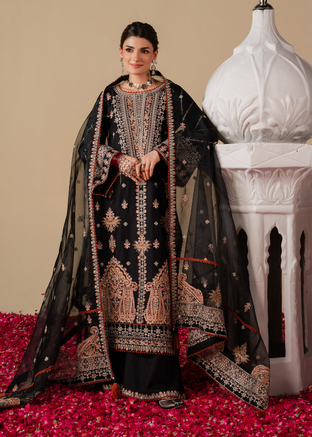 Haseens | Zahia Formal | Nagma - Formal Dress - available at Maria Faisal in UK and USA.