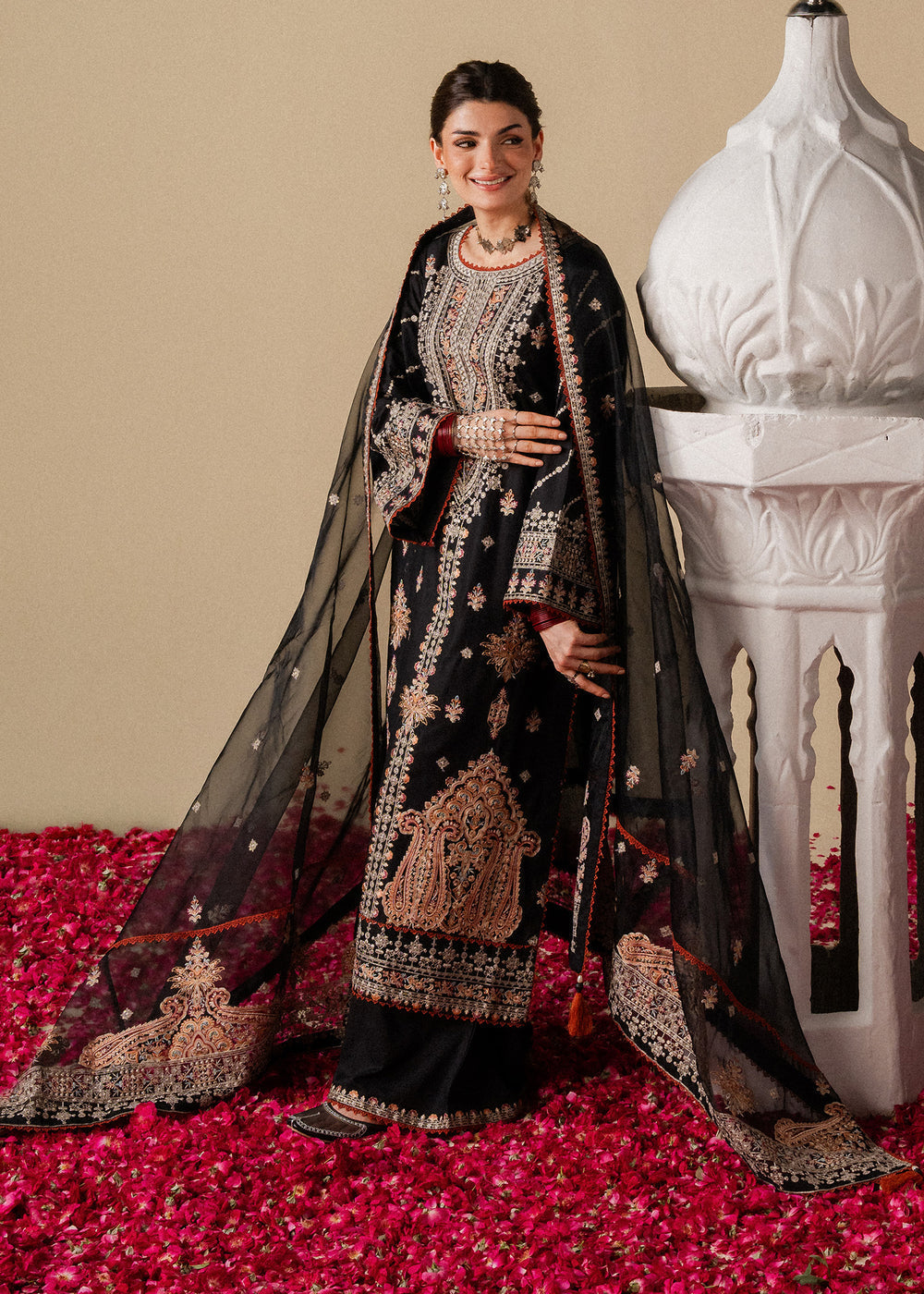 Haseens | Zahia Formal | Nagma - Formal Dress - available at Maria Faisal in UK and USA.