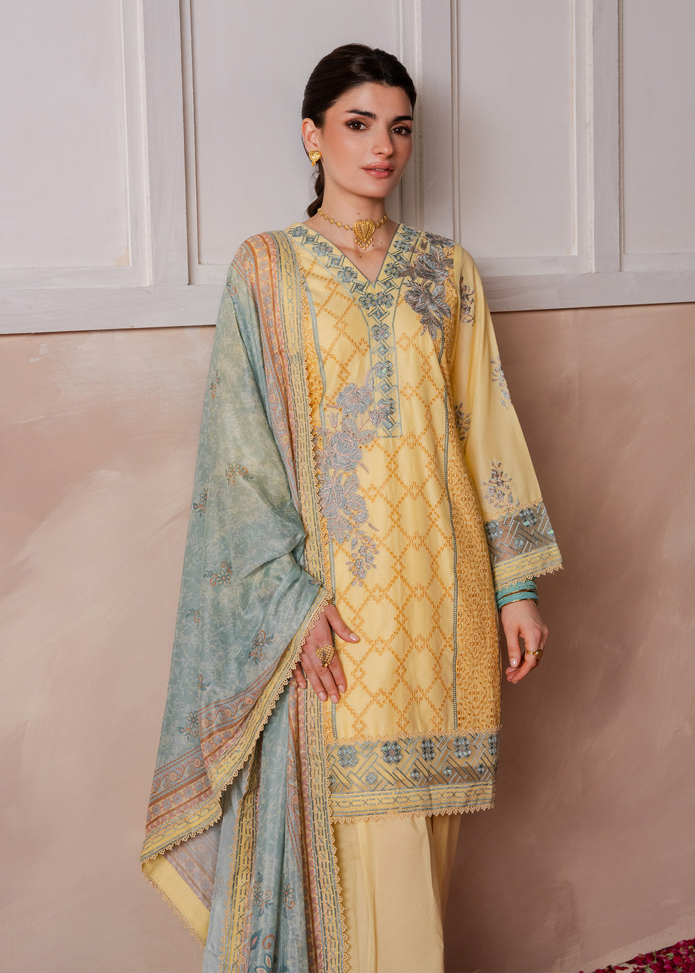 Haseens | Zahia Formal |Maham - Formal Dress - available at Maria Faisal in UK and USA.