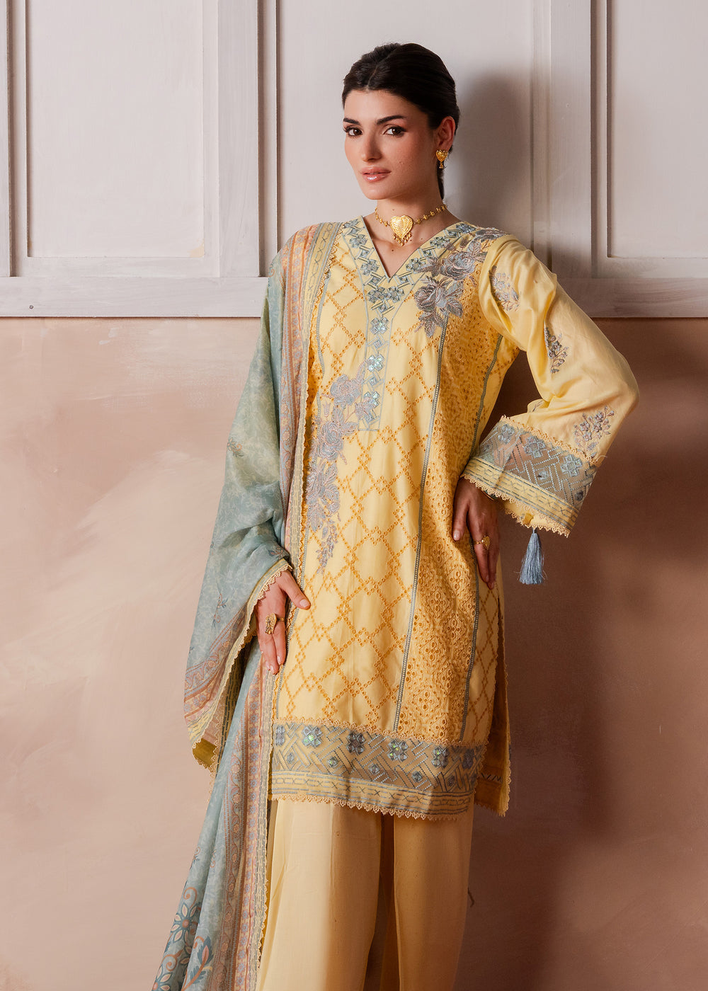 Haseens | Zahia Formal |Maham - Formal Dress - available at Maria Faisal in UK and USA.