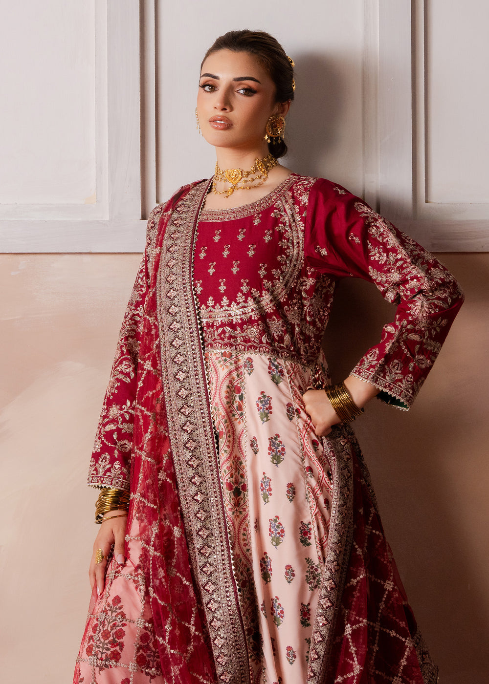 Haseens | Zahia Formal |Mahzala - Formal Dress - available at Maria Faisal in UK and USA.