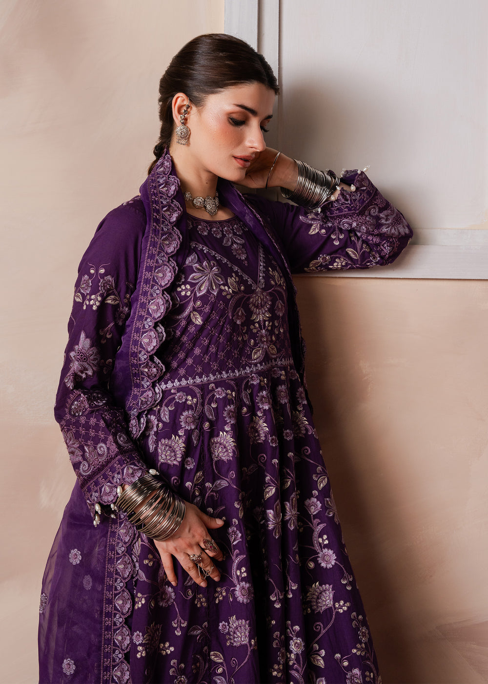 Haseens | Zahia Formal | Zurina - Formal Dress - available at Maria Faisal in UK and USA.