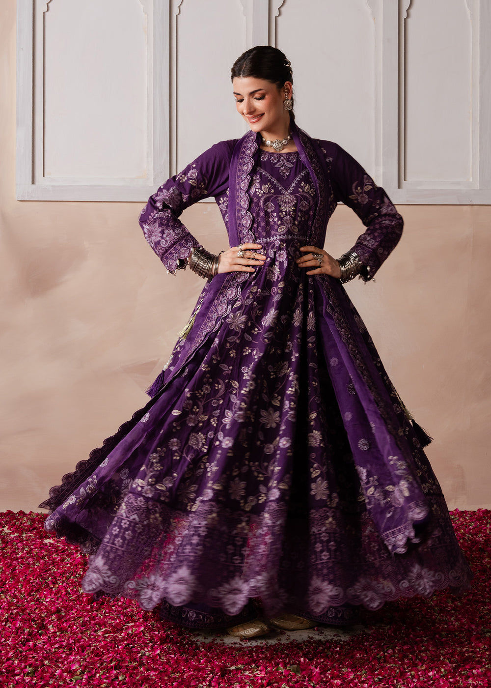 Haseens | Zahia Formal | Zurina - Formal Dress - available at Maria Faisal in UK and USA.