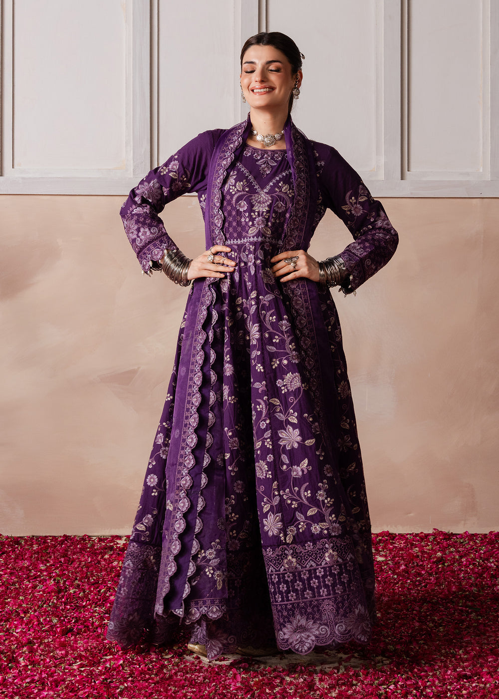 Haseens | Zahia Formal | Zurina - Formal Dress - available at Maria Faisal in UK and USA.