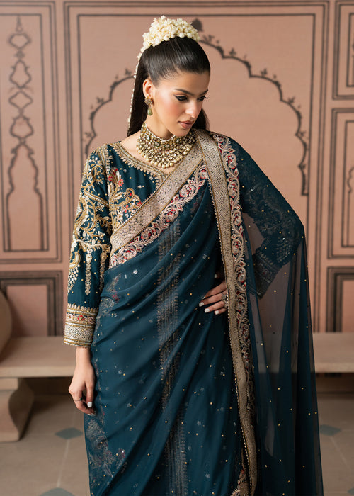 Haseens | Naqs Formals | Asrar - Formal Dress - available at Maria Faisal in UK and USA.