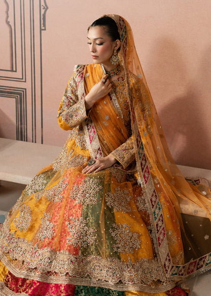 Haseens | Naqs Formals |Nigaish - Formal Dress - available at Maria Faisal in UK and USA.