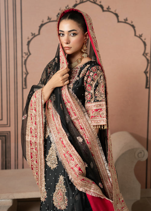 Haseens | Naqs Formals |Aks - Formal Dress - available at Maria Faisal in UK and USA.