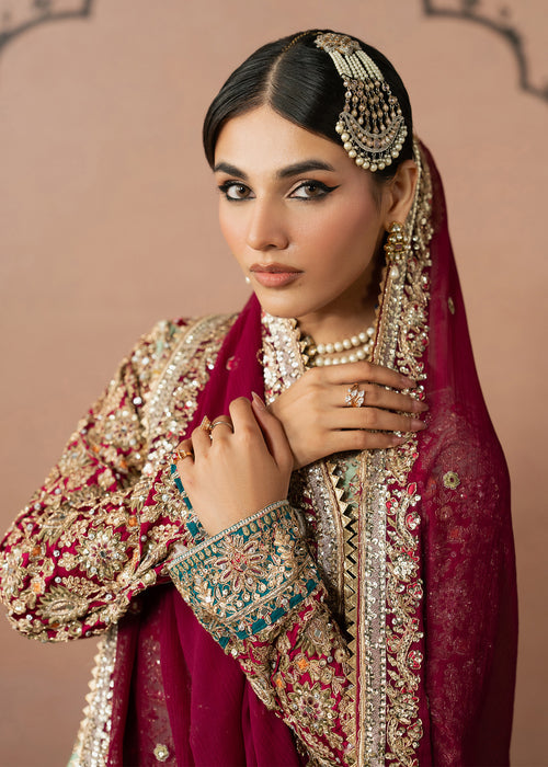 Haseens | Naqs Formals |Hunaiza - Formal Dress - available at Maria Faisal in UK and USA.