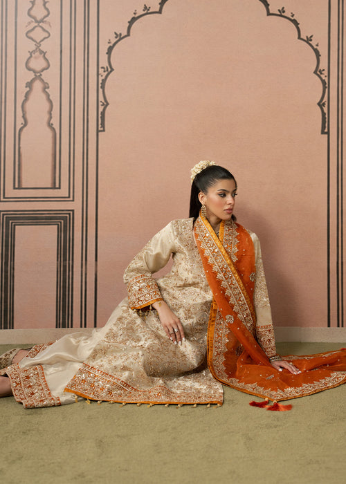 Haseens | Naqs Formals | Huma - Formal Dress - available at Maria Faisal in UK and USA.