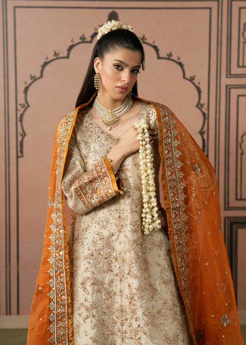 Haseens | Naqs Formals | Huma - Formal Dress - available at Maria Faisal in UK and USA.