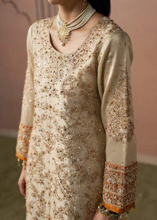 Haseens | Naqs Formals | Huma - Formal Dress - available at Maria Faisal in UK and USA.