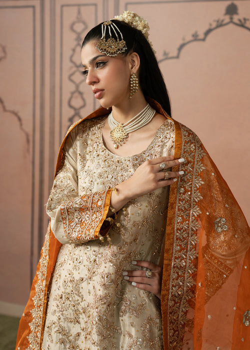 Haseens | Naqs Formals | Huma - Formal Dress - available at Maria Faisal in UK and USA.