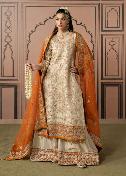 Haseens | Naqs Formals | Huma - Formal Dress - available at Maria Faisal in UK and USA.