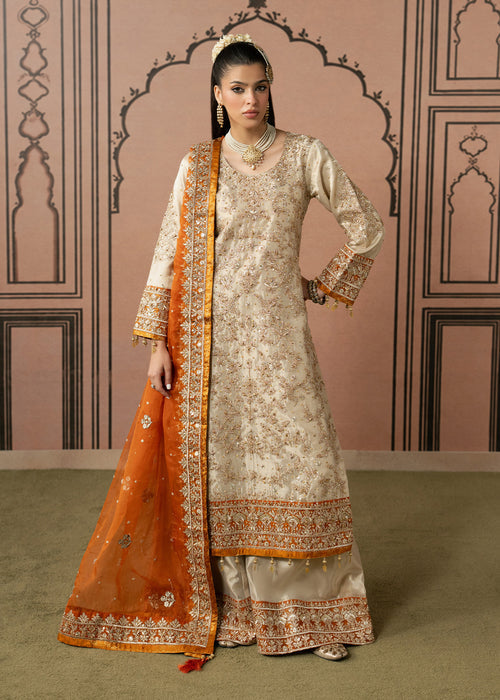 Haseens | Naqs Formals | Huma - Formal Dress - available at Maria Faisal in UK and USA.