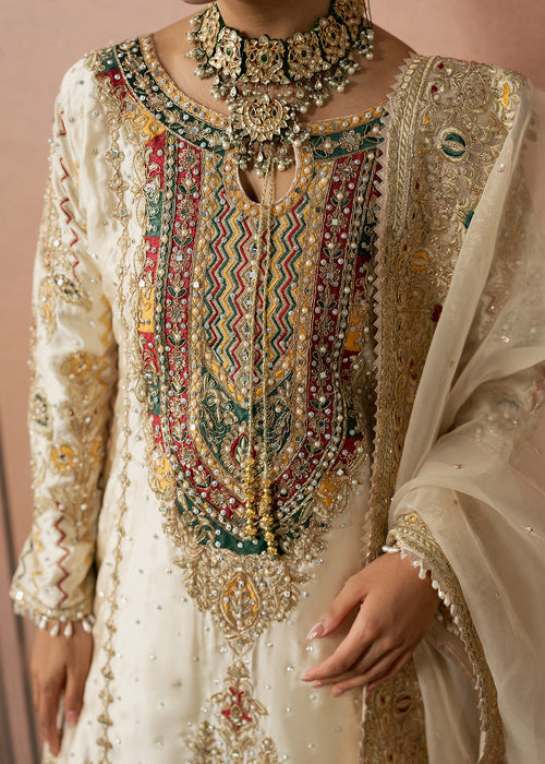 Haseens | Naqs Formals |Seema - Formal Dress - available at Maria Faisal in UK and USA.