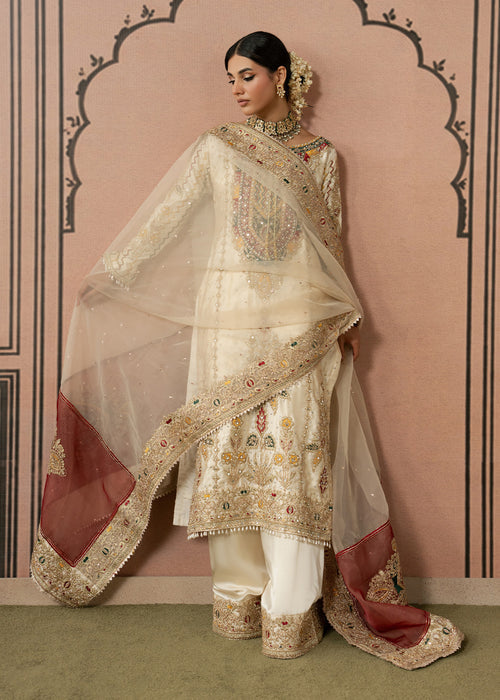 Haseens | Naqs Formals |Seema - Formal Dress - available at Maria Faisal in UK and USA.
