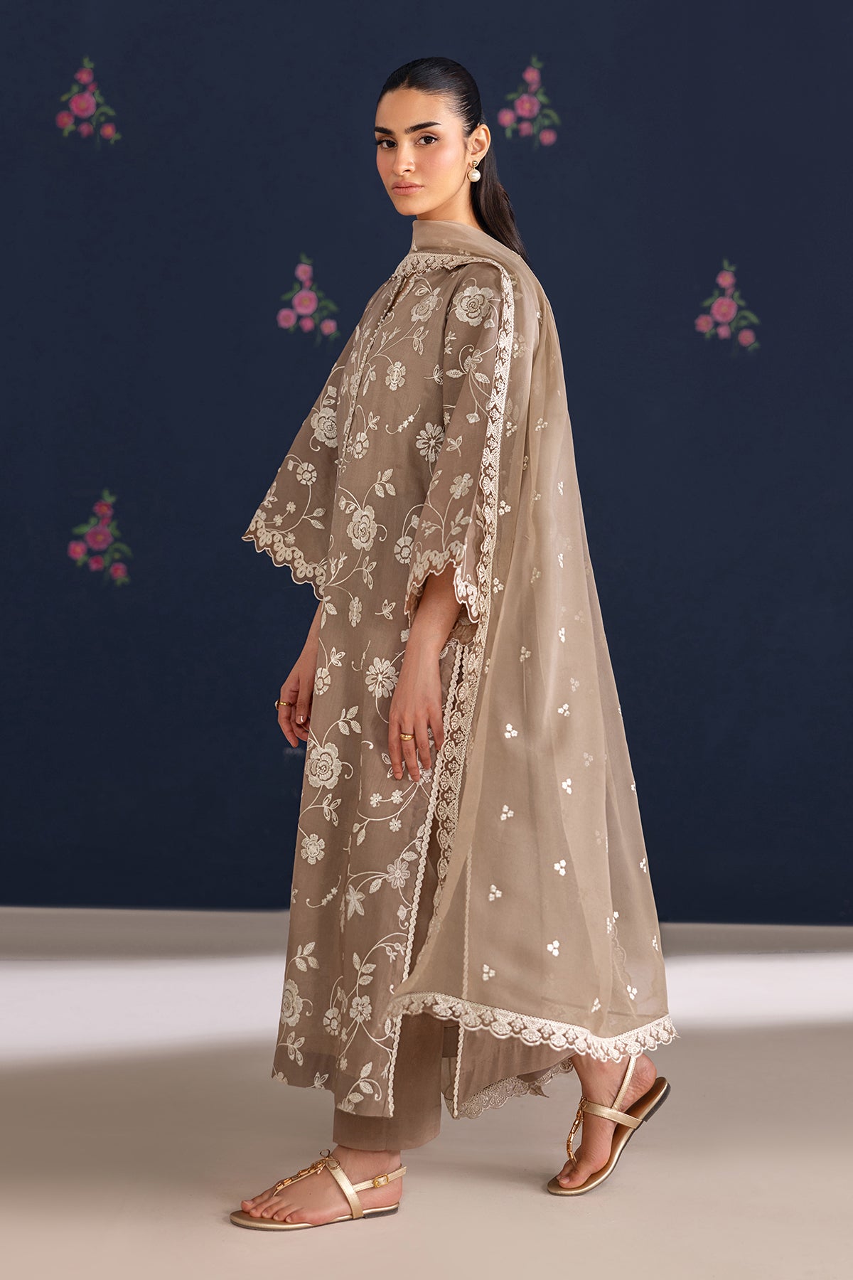 Baroque | Luxury Summer Pret | UF-4467 - Luxury Dress - available at Maria Faisal in UK and USA.