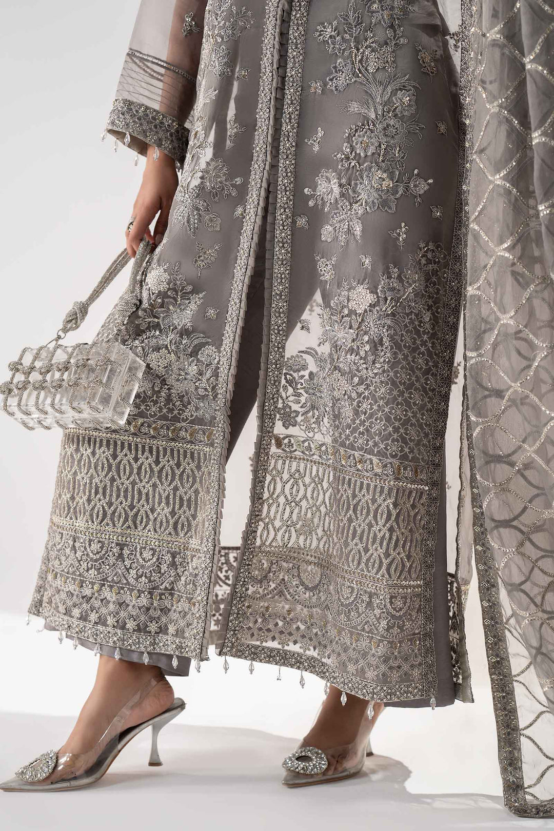 Maria B | 3 piece Embroidered Dress | WS1028