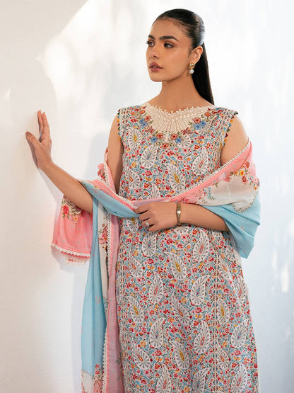 Bin Ilyas | Hazel Printed Lawn 25 | 2072 - A by Maria Faisal - Registered Vendor of : Bin Ilyas - type : Ladies Clothes - 100% original wedding dresses