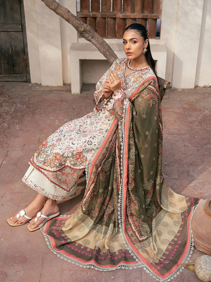 Bin Ilyas | Hazel Printed Lawn 25 | 2073 - A by Maria Faisal - Registered Vendor of : Bin Ilyas - type : Ladies Clothes - 100% original wedding dresses