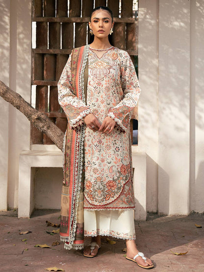 Bin Ilyas | Hazel Printed Lawn 25 | 2073 - A by Maria Faisal - Registered Vendor of : Bin Ilyas - type : Ladies Clothes - 100% original wedding dresses