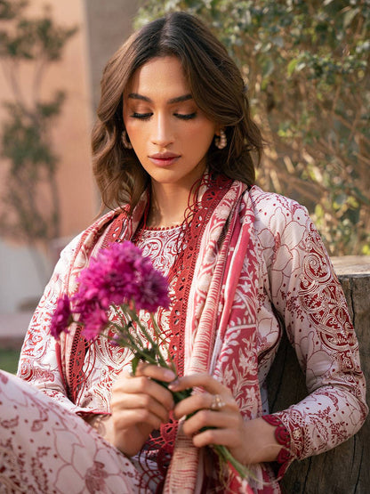 Bin Ilyas | Hazel Printed Lawn 25 | 2074 - B by Maria Faisal - Registered Vendor of : Bin Ilyas - type : Ladies Clothes - 100% original wedding dresses