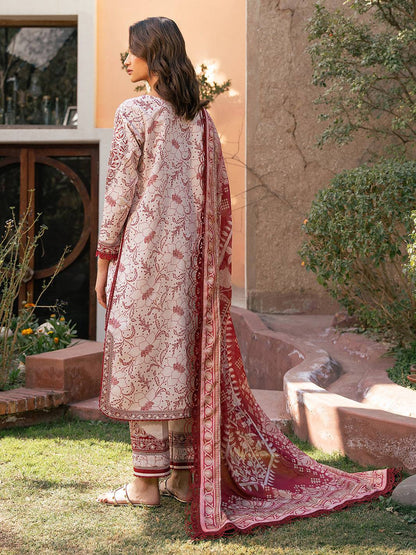 Bin Ilyas | Hazel Printed Lawn 25 | 2074 - B by Maria Faisal - Registered Vendor of : Bin Ilyas - type : Ladies Clothes - 100% original wedding dresses
