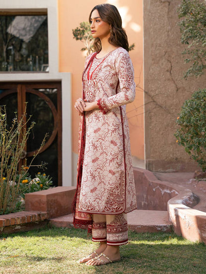 Bin Ilyas | Hazel Printed Lawn 25 | 2074 - B by Maria Faisal - Registered Vendor of : Bin Ilyas - type : Ladies Clothes - 100% original wedding dresses
