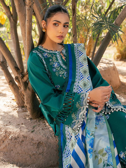 Bin Ilyas | Hazel Printed Lawn 25 | 2077 - A by Maria Faisal - Registered Vendor of : Bin Ilyas - type : Ladies Clothes - 100% original wedding dresses