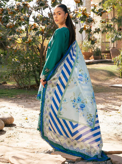 Bin Ilyas | Hazel Printed Lawn 25 | 2077 - A by Maria Faisal - Registered Vendor of : Bin Ilyas - type : Ladies Clothes - 100% original wedding dresses