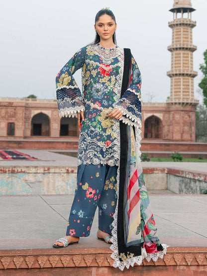 Bin Ilyas | Naqsh Naaz Luxury Lawn 25 | 2081 - B by Maria Faisal - Registered Vendor of : Bin Ilyas - type : Ladies Clothes - 100% original wedding dresses