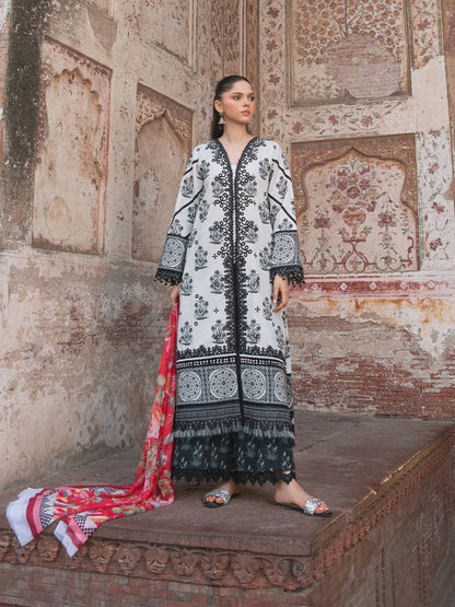 Bin Ilyas | Naqsh Naaz Luxury Lawn 25 | 2082 - A by Maria Faisal - Registered Vendor of : Bin Ilyas - type : Ladies Clothes - 100% original wedding dresses