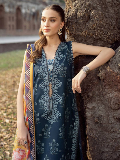 Bin Ilyas | Naqsh Naaz Luxury Lawn 25 | 2082 - B by Maria Faisal - Registered Vendor of : Bin Ilyas - type : Ladies Clothes - 100% original wedding dresses