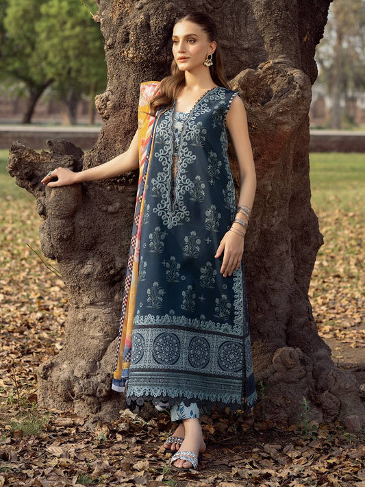 Bin Ilyas | Naqsh Naaz Luxury Lawn 25 | 2082 - B by Maria Faisal - Registered Vendor of : Bin Ilyas - type : Ladies Clothes - 100% original wedding dresses