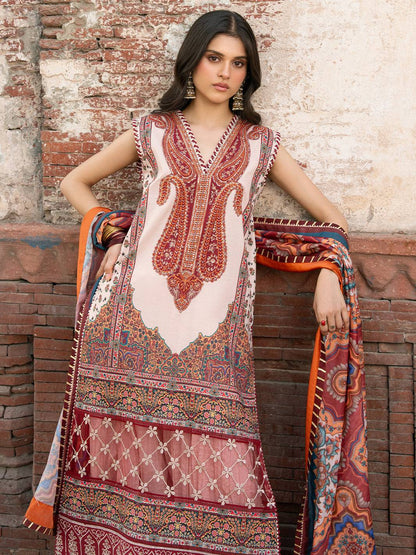 Bin Ilyas | Naqsh Naaz Luxury Lawn 25 | 2083 - A by Maria Faisal - Registered Vendor of : Bin Ilyas - type : Ladies Clothes - 100% original wedding dresses