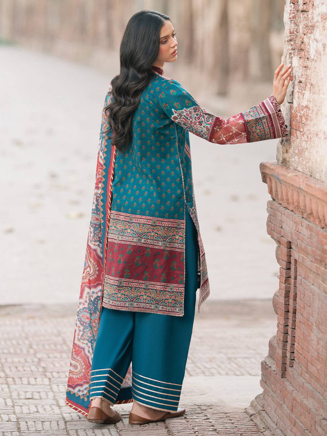 Bin Ilyas | Naqsh Naaz Luxury Lawn 25 | 2083 - B by Maria Faisal - Registered Vendor of : Bin Ilyas - type : Ladies Clothes - 100% original wedding dresses