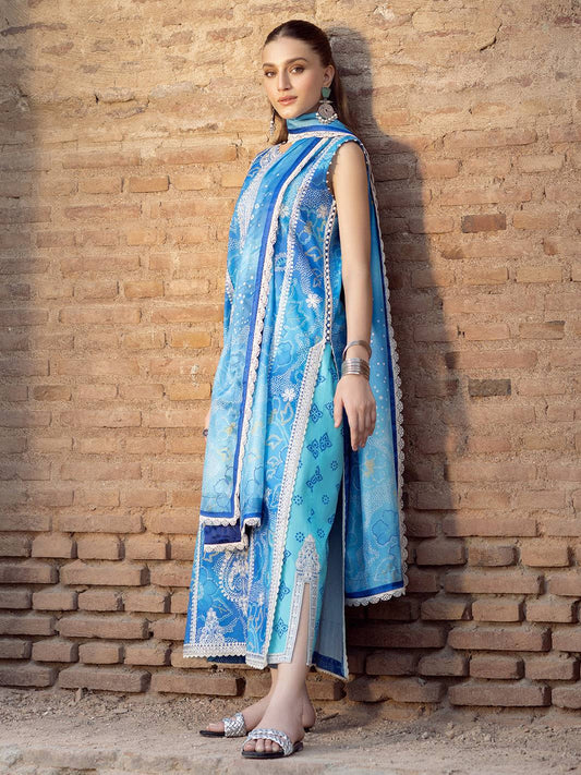 Bin Ilyas | Naqsh Naaz Luxury Lawn 25 | 2084 - B by Maria Faisal - Registered Vendor of : Bin Ilyas - type : Ladies Clothes - 100% original wedding dresses