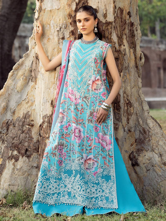 Bin Ilyas | Naqsh Naaz Luxury Lawn 25 | 2085 - B by Maria Faisal - Registered Vendor of : Bin Ilyas - type : Ladies Clothes - 100% original wedding dresses