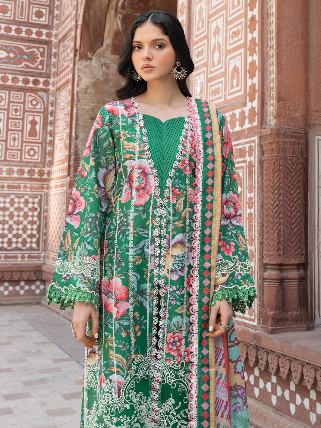 Bin Ilyas | Naqsh Naaz Luxury Lawn 25 | 2085 - D by Maria Faisal - Registered Vendor of : Bin Ilyas - type : Ladies Clothes - 100% original wedding dresses
